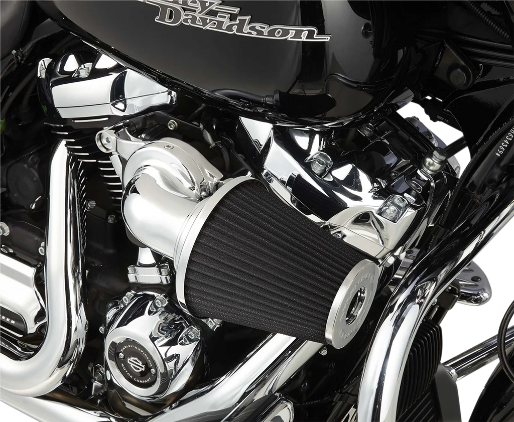 Arlen Ness Monster Sucker® Air Cleaner Kit - Chrome 81-006 - Installation View