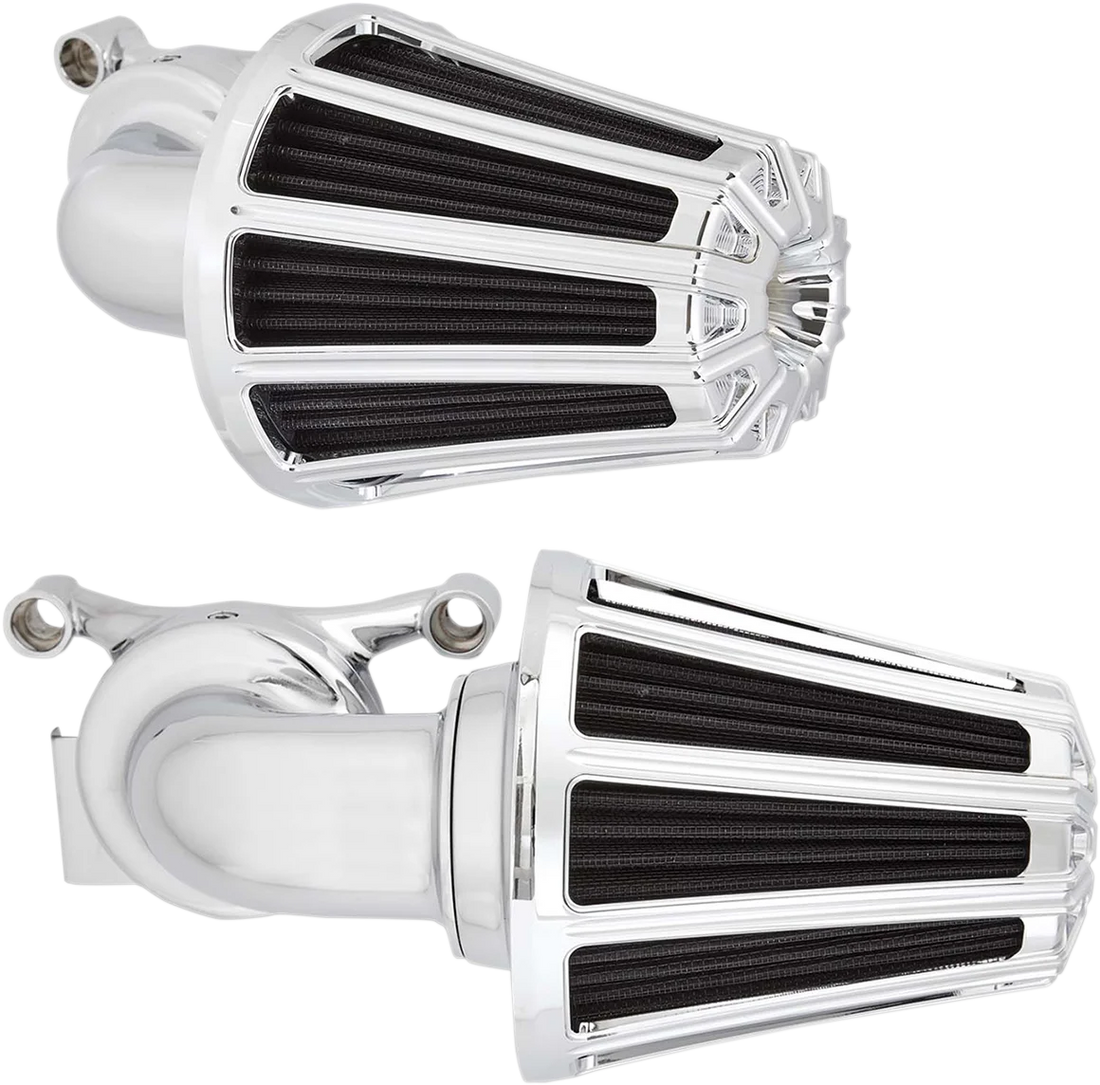Arlen Ness Monster Sucker® Air Cleaner Kit - Chrome 81-030 - Side View