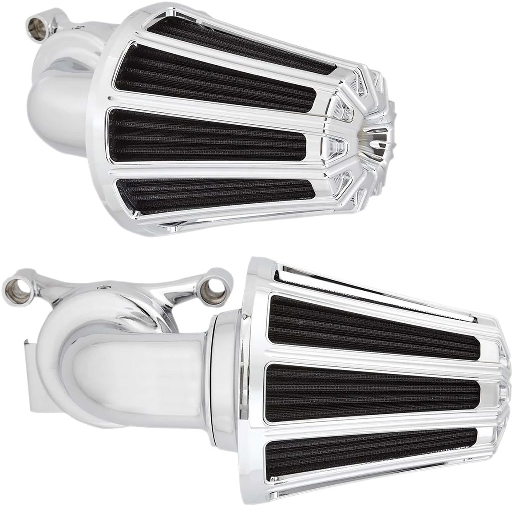 Arlen Ness Monster Sucker® Air Cleaner Kit - Chrome 81-030 - Side View