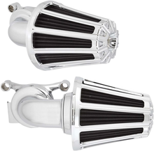 Load image into Gallery viewer, Arlen Ness Monster Sucker® Air Cleaner Kit - Chrome 81-030 - Side View