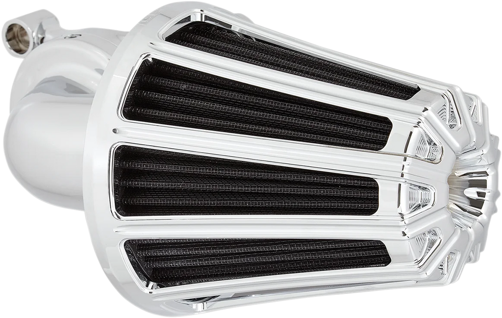 Arlen Ness Monster Sucker® Air Cleaner Kit - Chrome 81-030 - Back View