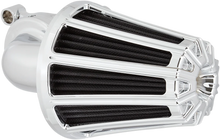 Load image into Gallery viewer, Arlen Ness Monster Sucker® Air Cleaner Kit - Chrome 81-030 - Back View