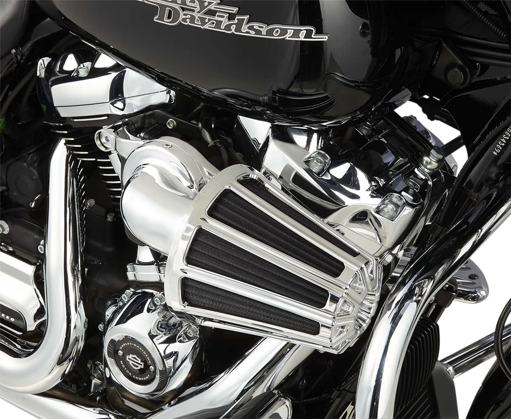 Arlen Ness Monster Sucker® Air Cleaner Kit - Chrome 81-030 - Installation View
