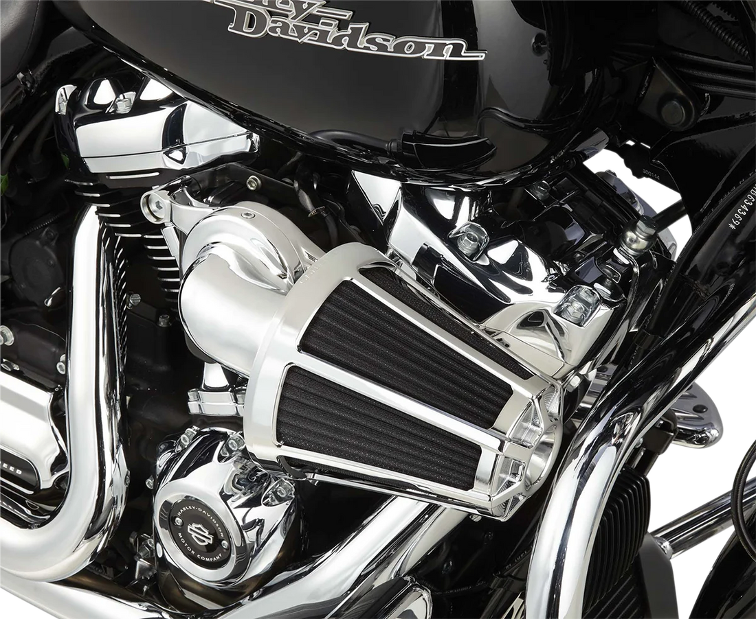 Arlen Ness Monster Sucker® Air Cleaner Kit - Chrome 81-031 - Side View