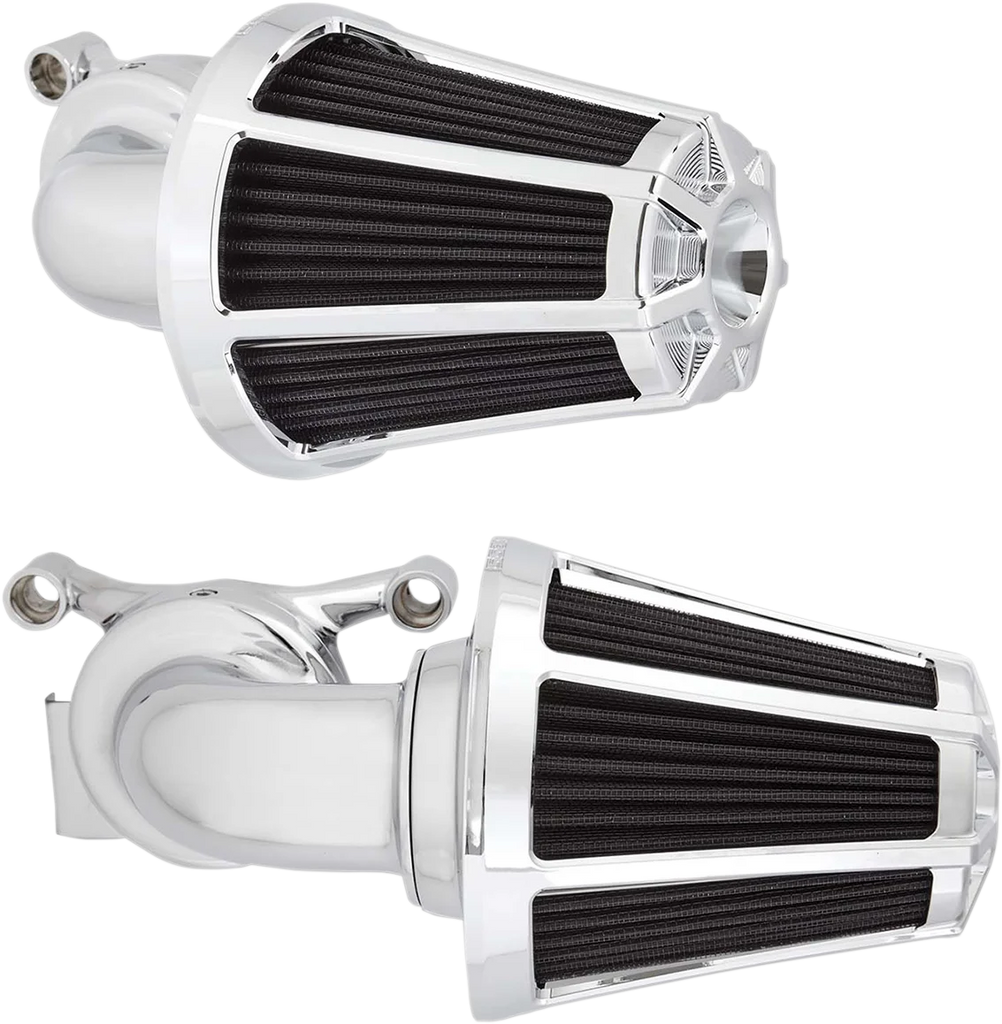 Arlen Ness Monster Sucker® Air Cleaner Kit - Chrome 81-031 - Back View