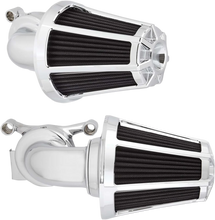 Load image into Gallery viewer, Arlen Ness Monster Sucker® Air Cleaner Kit - Chrome 81-031 - Back View