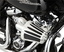 Load image into Gallery viewer, Arlen Ness Monster Sucker® Air Cleaner Kit - Chrome 81-032 - Side View