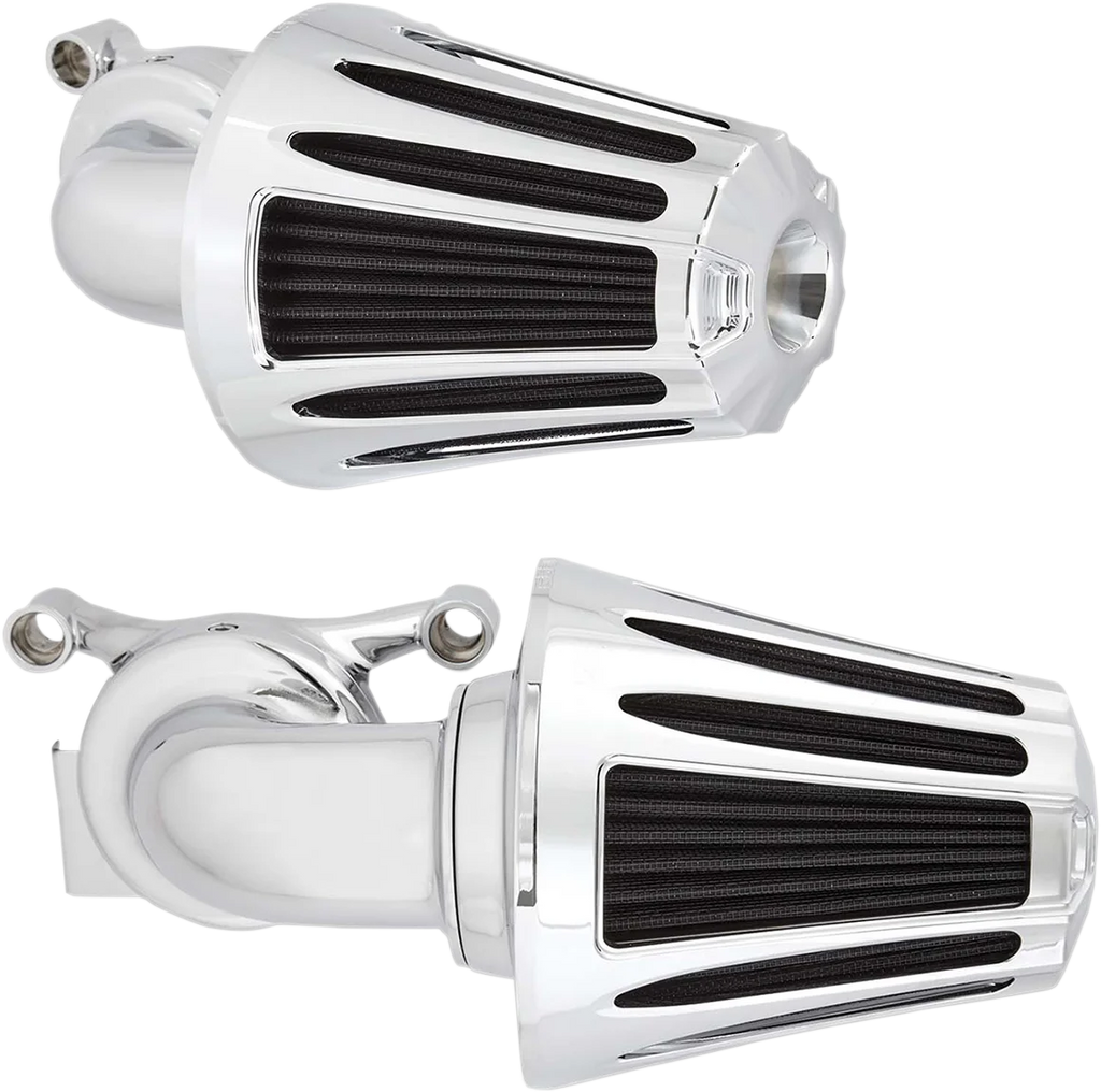 Arlen Ness Monster Sucker® Air Cleaner Kit - Chrome 81-032 - Back View