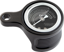 Load image into Gallery viewer, Arlen Ness Oil Pressure Gauge Kit - Method® - Black Anodized 610-101 - Main Product View