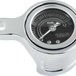 Load image into Gallery viewer, Arlen Ness Oil Pressure Gauge Kit - Method® - Black Anodized 610-101 - Side View