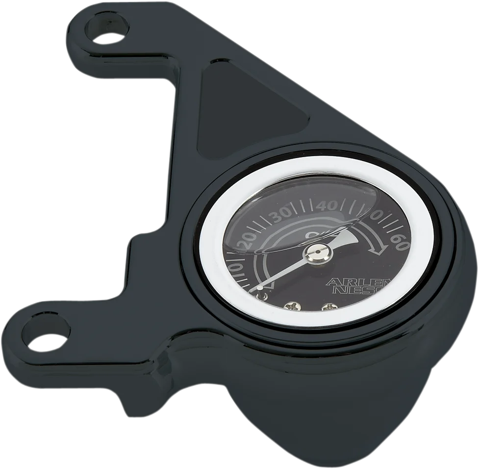 Arlen Ness Oil Pressure Gauge Kit - Radius - Black 15-675 - Main Product View