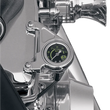 Load image into Gallery viewer, Arlen Ness Oil Pressure Gauge Kit - Radius - Chrome 15-658 - Side View