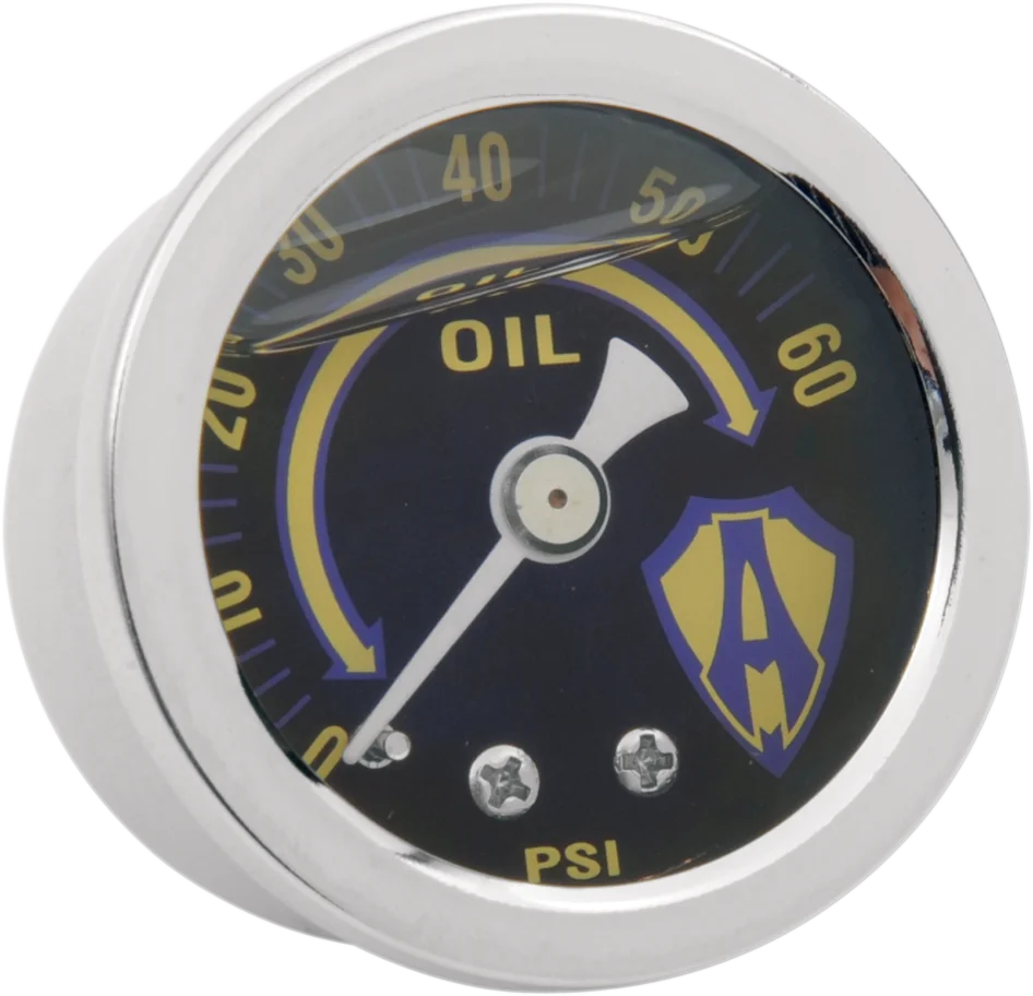 Arlen Ness Oil Pressure Gauge Kit - Replacement - Chrome 15-655 - Main Product View