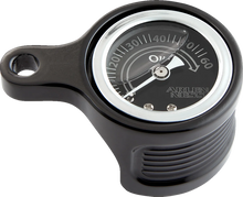 Load image into Gallery viewer, Arlen Ness Oil Pressure Gauge - Method® - Black 610-103 - Main Product View