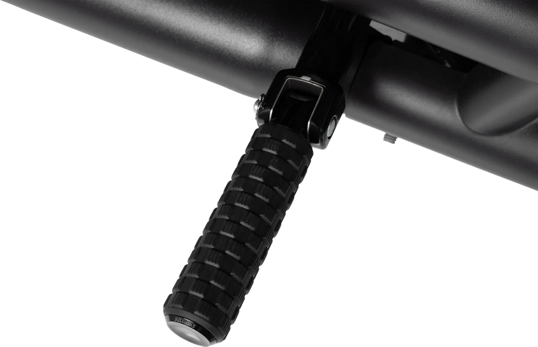 Arlen Ness Passenger Air Trax Footpegs - Black - FL/FX '18-'23 07-966 - Back View