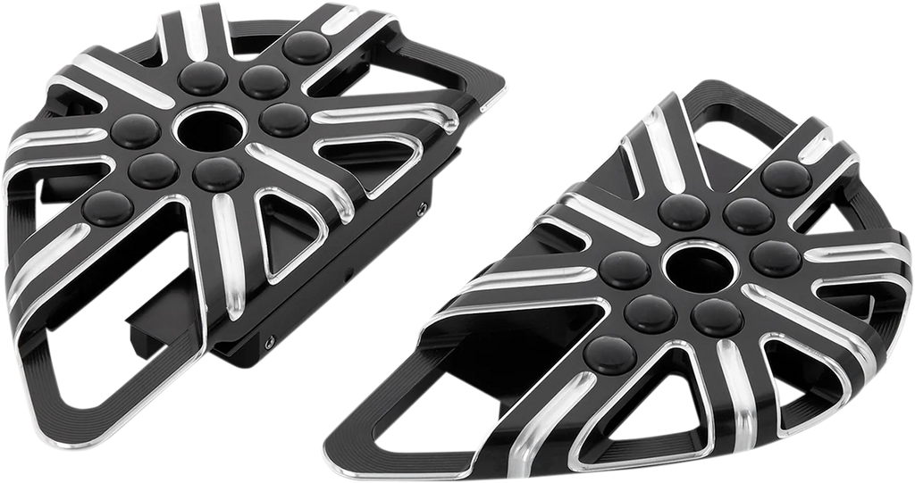 Arlen Ness Passenger Boards - 10 Gauge - Black 06-863 - Main Product View