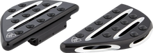 Load image into Gallery viewer, Arlen Ness Passenger Floorboards - Deep Cut - Black 06-867 - Side View