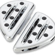 Load image into Gallery viewer, Arlen Ness Passenger Floorboards - Deep Cut - Chrome 06-866 - Main Product View