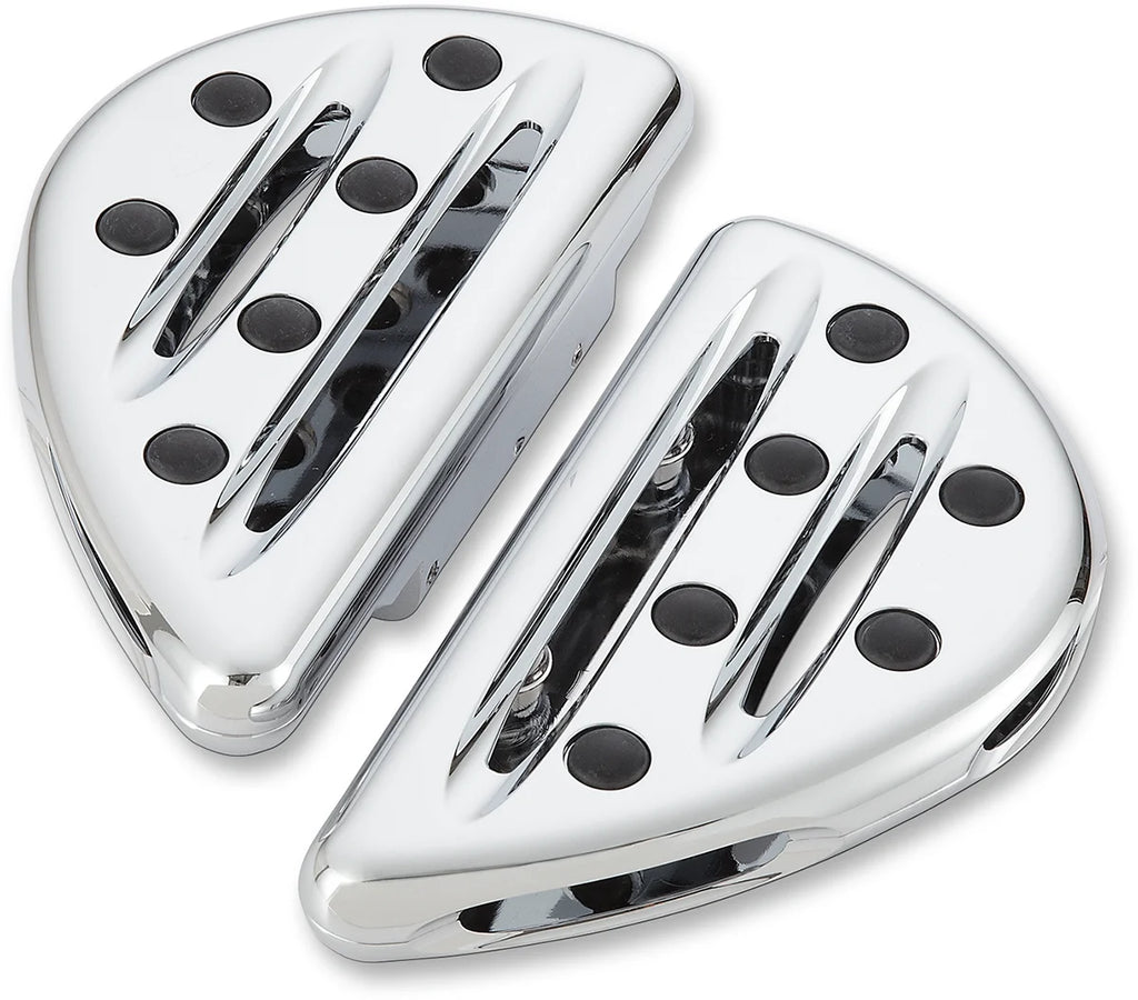 Arlen Ness Passenger Floorboards - Deep Cut - Chrome 06-866 - Main Product View
