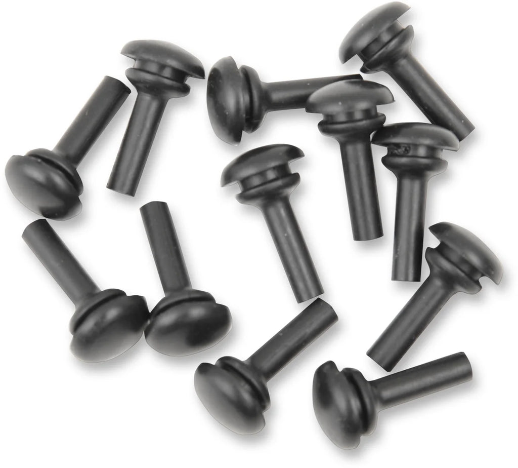Arlen Ness Passenger Floorboards Deep Cut Rubber 06-847 - Side View
