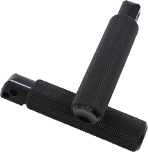 Load image into Gallery viewer, Arlen Ness Passenger Knurled Footpegs - Black - FL/FX '18-'23 07-943 - Main Product View