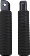 Load image into Gallery viewer, Arlen Ness Passenger Knurled Footpegs - Black - FL/FX '18-'23 07-943 - Side View