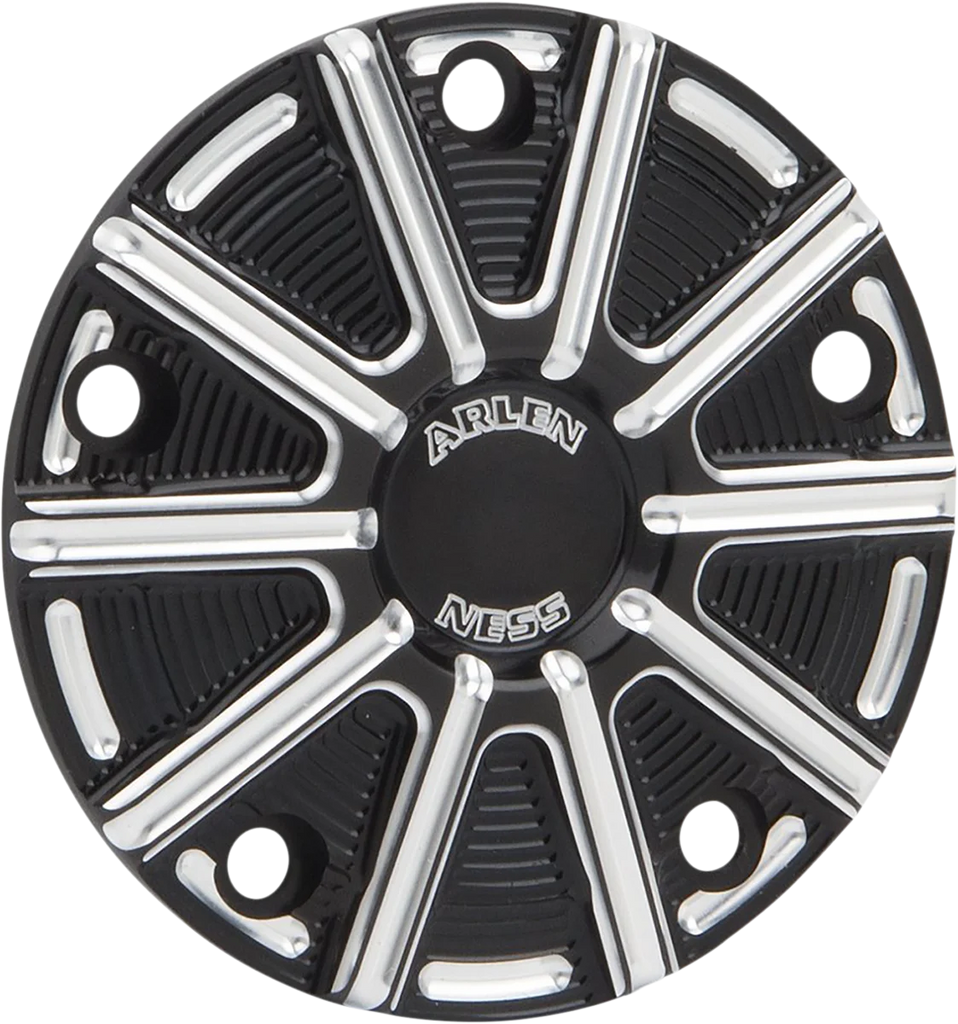Arlen Ness Points Cover - Black - Twin Cam 700-026 - Main Product View