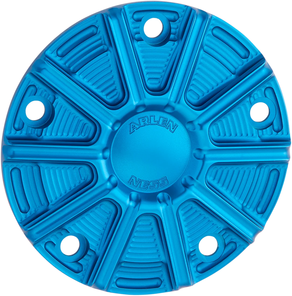 Arlen Ness Points Cover - Blue - Twin Cam 700-027 - Main Product View