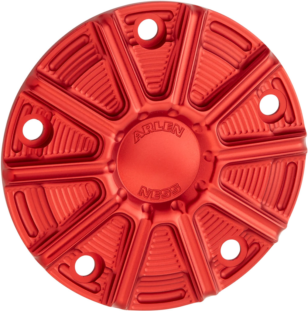 Arlen Ness Points Cover - Red - Twin Cam 700-030 - Main Product View