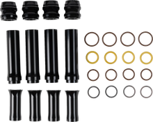 Load image into Gallery viewer, Arlen Ness Pushrod Tube Cover Kit - 10 Gauge® - Black - M8 03-636 - Main Product View