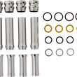 Load image into Gallery viewer, Arlen Ness Pushrod Tube Cover Kit - 10 Gauge® - Chrome - M8 03-642 - Main Product View