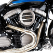Load image into Gallery viewer, Arlen Ness Pushrod Tube Cover Kit - 10 Gauge® - Titanium - M8 03-637 - Back View