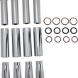 Load image into Gallery viewer, Arlen Ness Pushrod Tube Cover Kit - Deep Cut® - Chrome - Twin Cam 03-630 - Main Product View