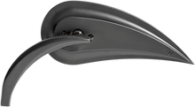 Load image into Gallery viewer, Arlen Ness Rad III Mirror - Tear Drop - Black - Left 13-092 - Main Product View