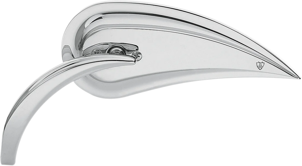 Arlen Ness Rad III Mirror - Tear Drop - Chrome - Left 13-090 - Main Product View