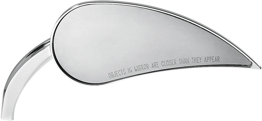 Arlen Ness Rad III Mirror - Tear Drop - Chrome - Right 13-091 - Main Product View