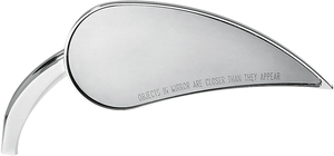 Arlen Ness Rad III Mirror - Tear Drop - Chrome - Right 13-091 - Main Product View