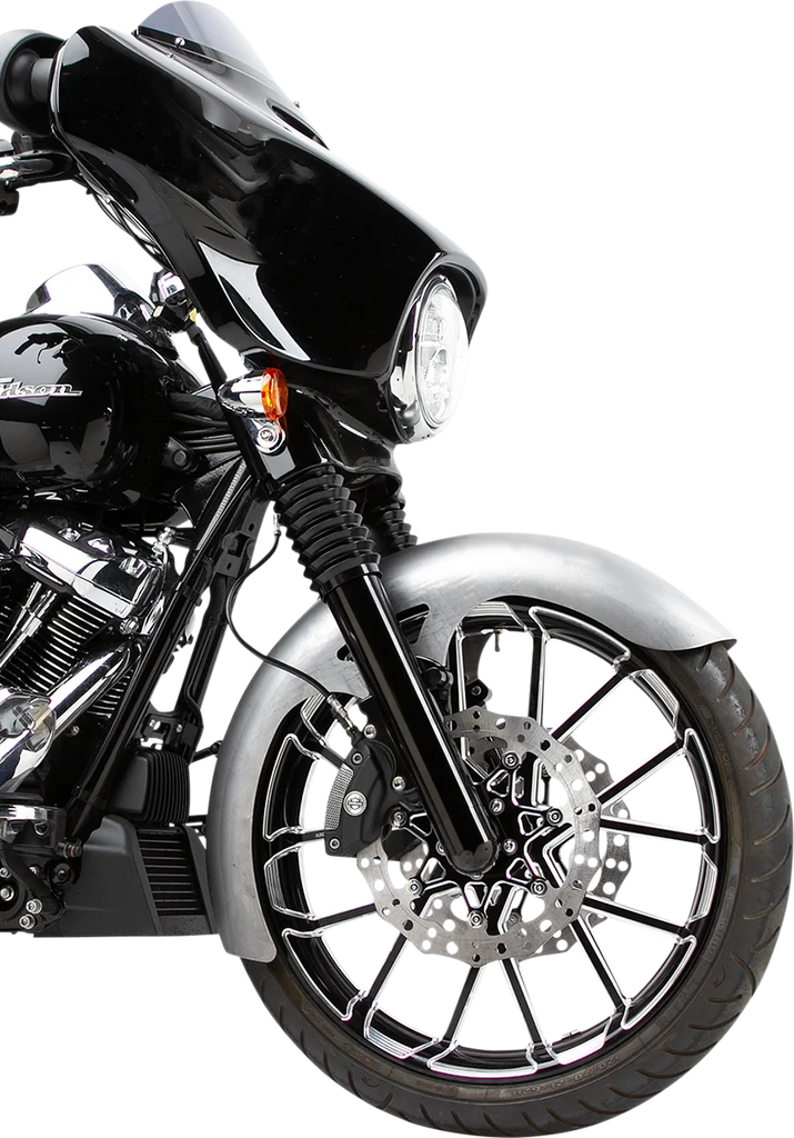 Arlen Ness Rapper Front Fender - 21" 06-735 - Side View