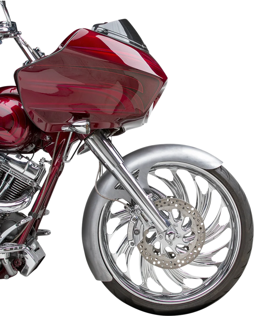 Arlen Ness Rapper Front Fender - 23" 06-737 - Side View