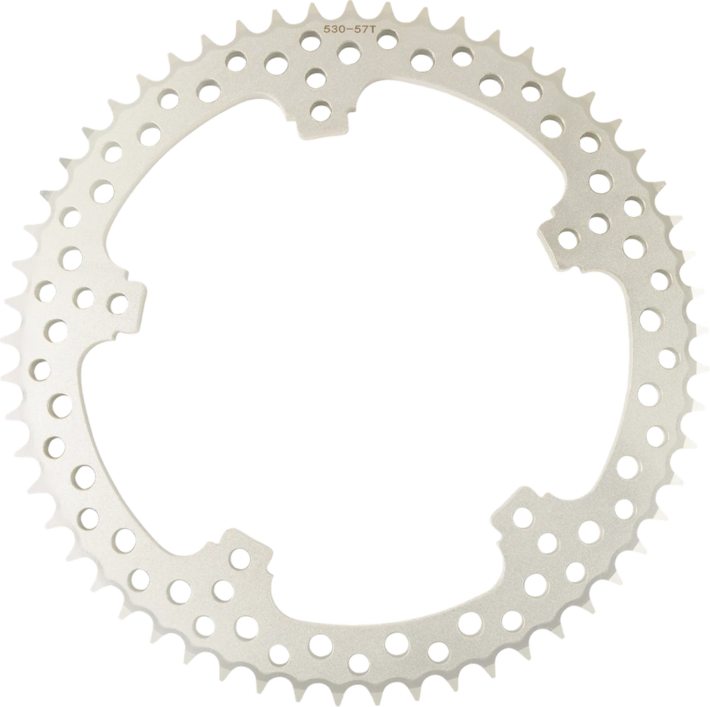 Arlen Ness Rear Sprocket - Jagged - 57 Tooth - Black fits Harley-Davidson FLT / FLH - Side View