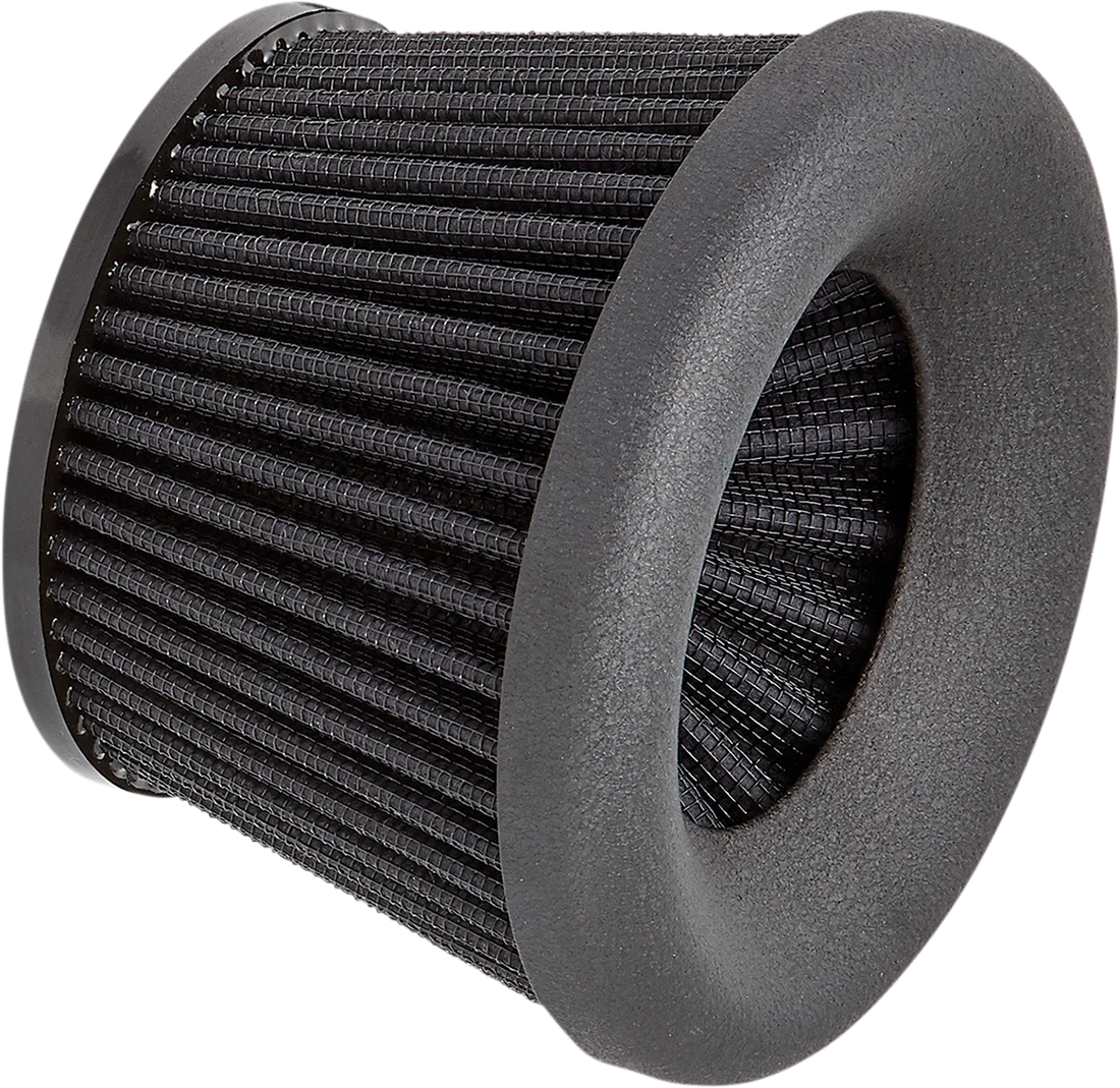 Arlen Ness Replacement Velocity 65°/90° Air Filter - Chrome 81-209 - Side View