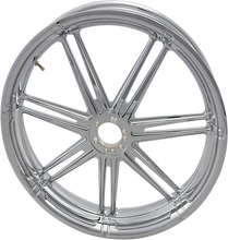 Load image into Gallery viewer, Arlen Ness Rim - 7-Valve - Front - Chrome - 21x3.5 71-533 - Main Product View