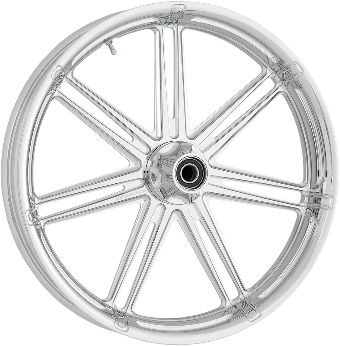 Arlen Ness Rim - 7-Valve - Front - Chrome - 21x3.5 71-533 - Side View