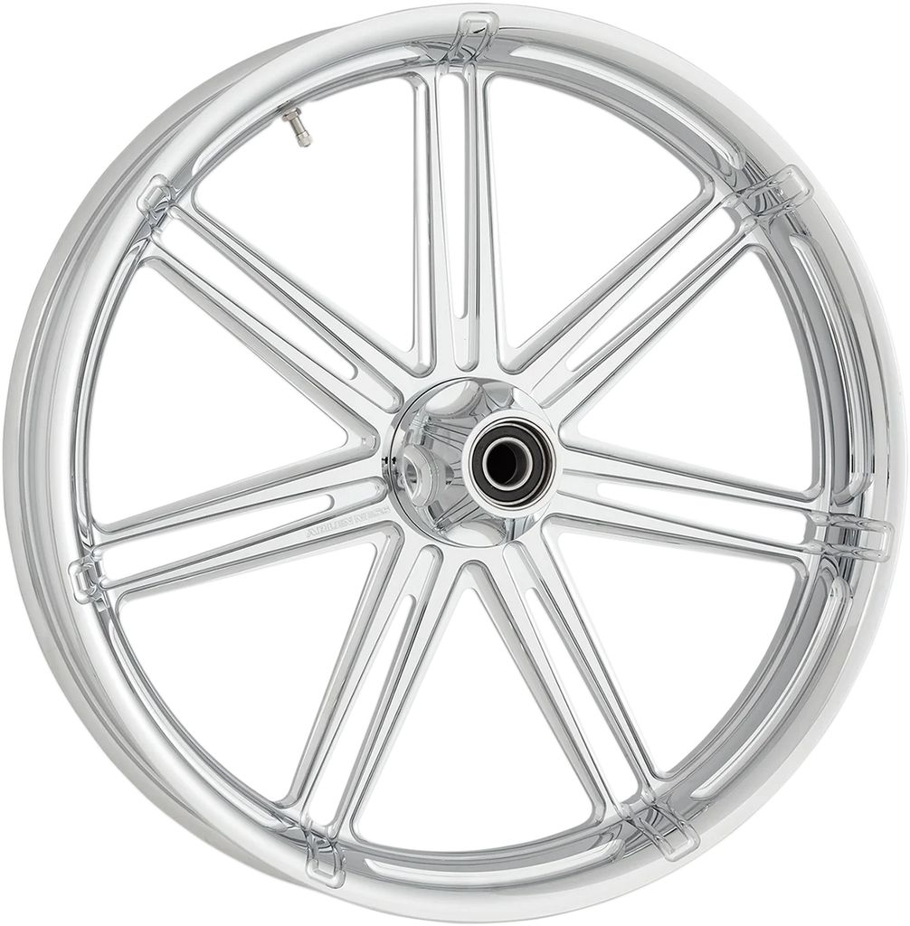 Arlen Ness Rim - 7-Valve - Front - Chrome - 21x3.5 71-533 - Side View