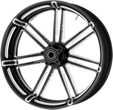 Load image into Gallery viewer, Arlen Ness Rim - 7-Valve - Front - Chrome - 21x3.5 71-533 - Detail View