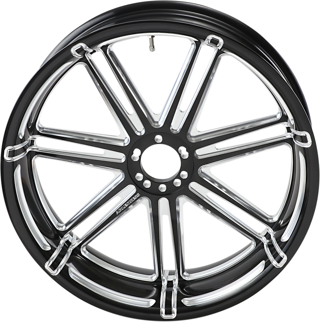 Arlen Ness Rim - 7-Valve - Rear - Black - 18x5.5 71-522 - Main Product View