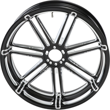 Load image into Gallery viewer, Arlen Ness Rim - 7-Valve - Rear - Black - 18x5.5 71-522 - Main Product View