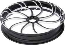 Load image into Gallery viewer, Arlen Ness Rim - Drift - Rolled Edge - Black - 21x3.5 71-568 - Side View
