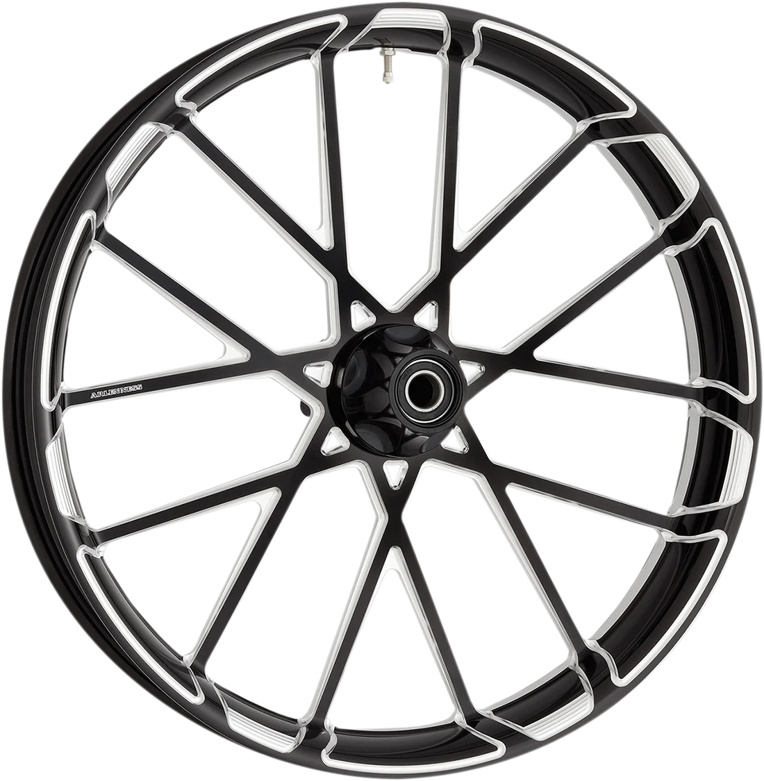 Arlen Ness Rim - Procross - Front - Black - 21x3.5 71-503 - Side View