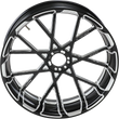 Load image into Gallery viewer, Arlen Ness Rim - Procross - Rear - Black - 18x5.5 71-502 - Main Product View